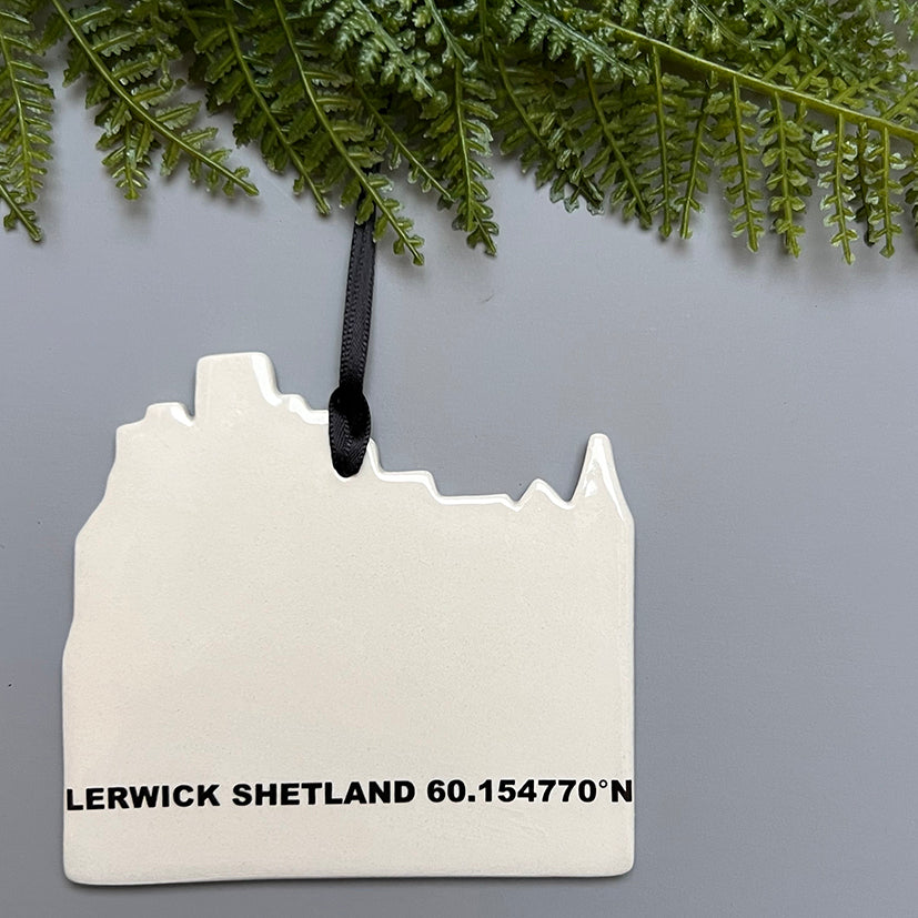 Ceramic Lerwick decoration