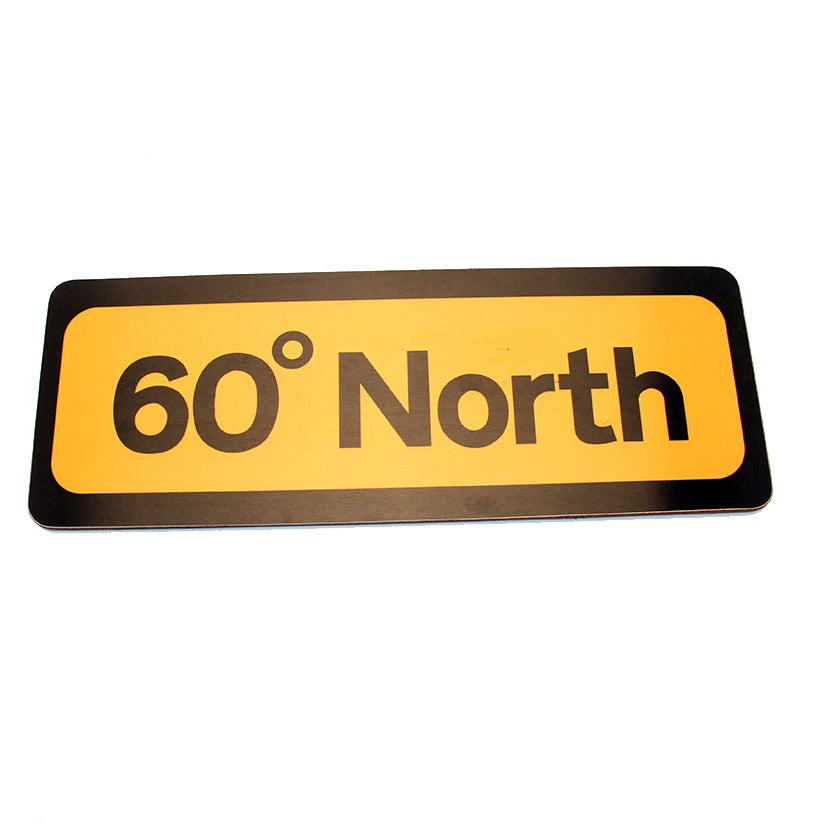 60 North Road Sign