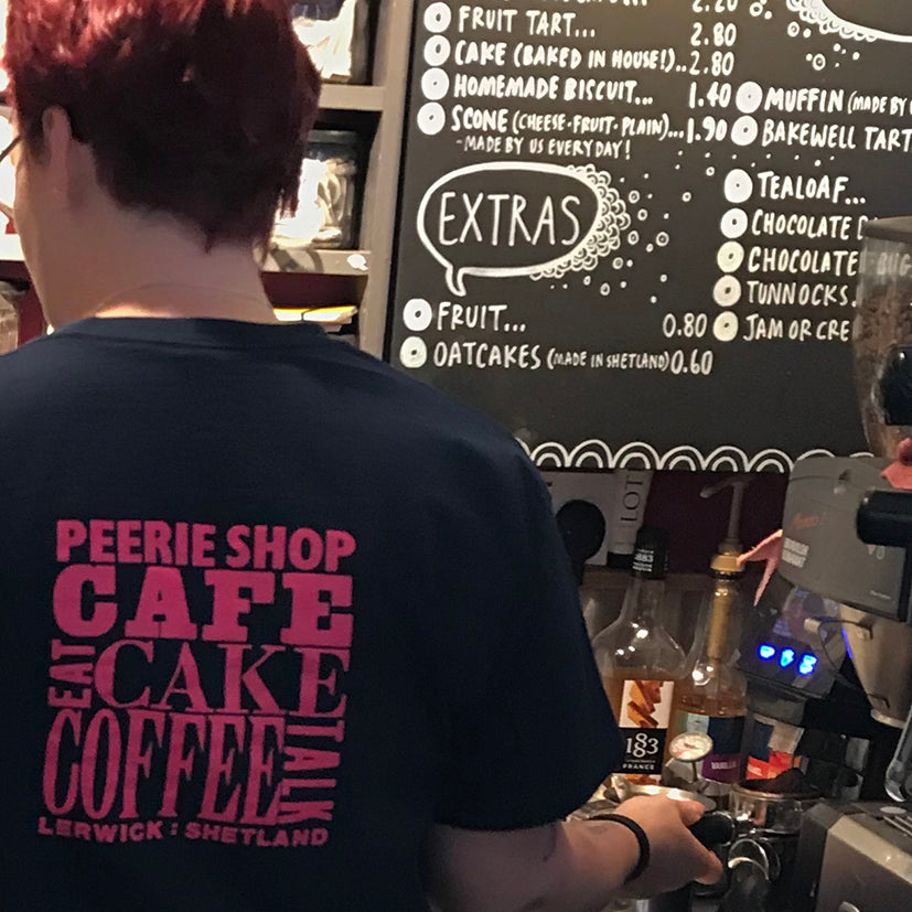 Peerie Shop Cafe t-shirt