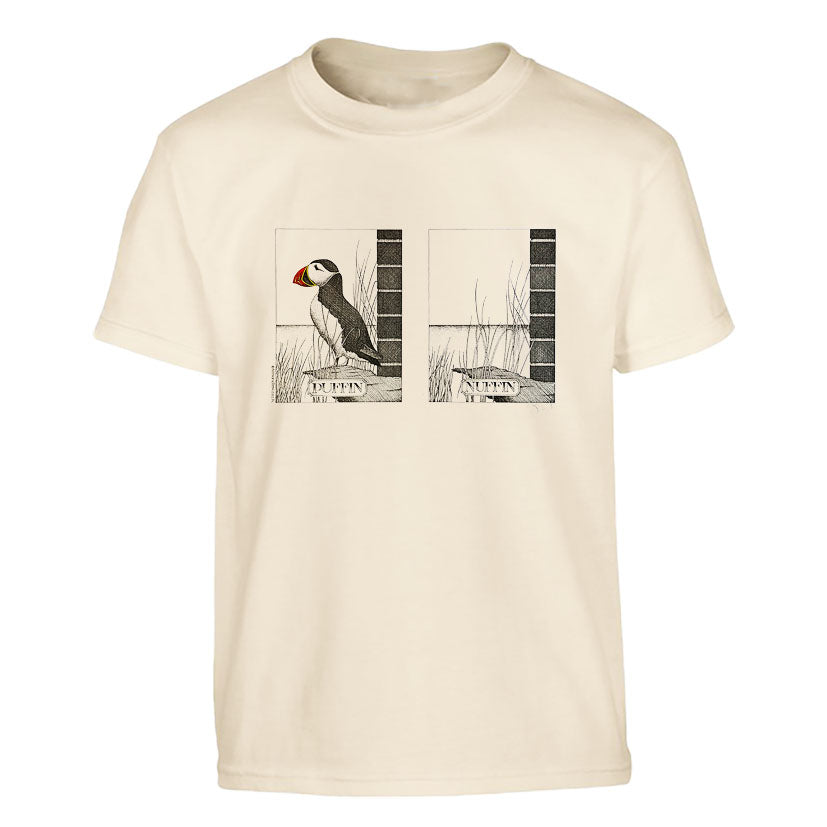 'Puffin Nuffin' T-Shirt by Simon Drew