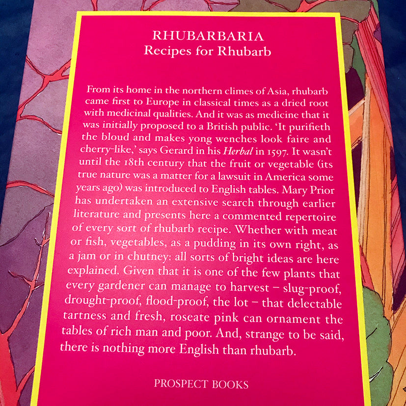 Rhubarb cook book